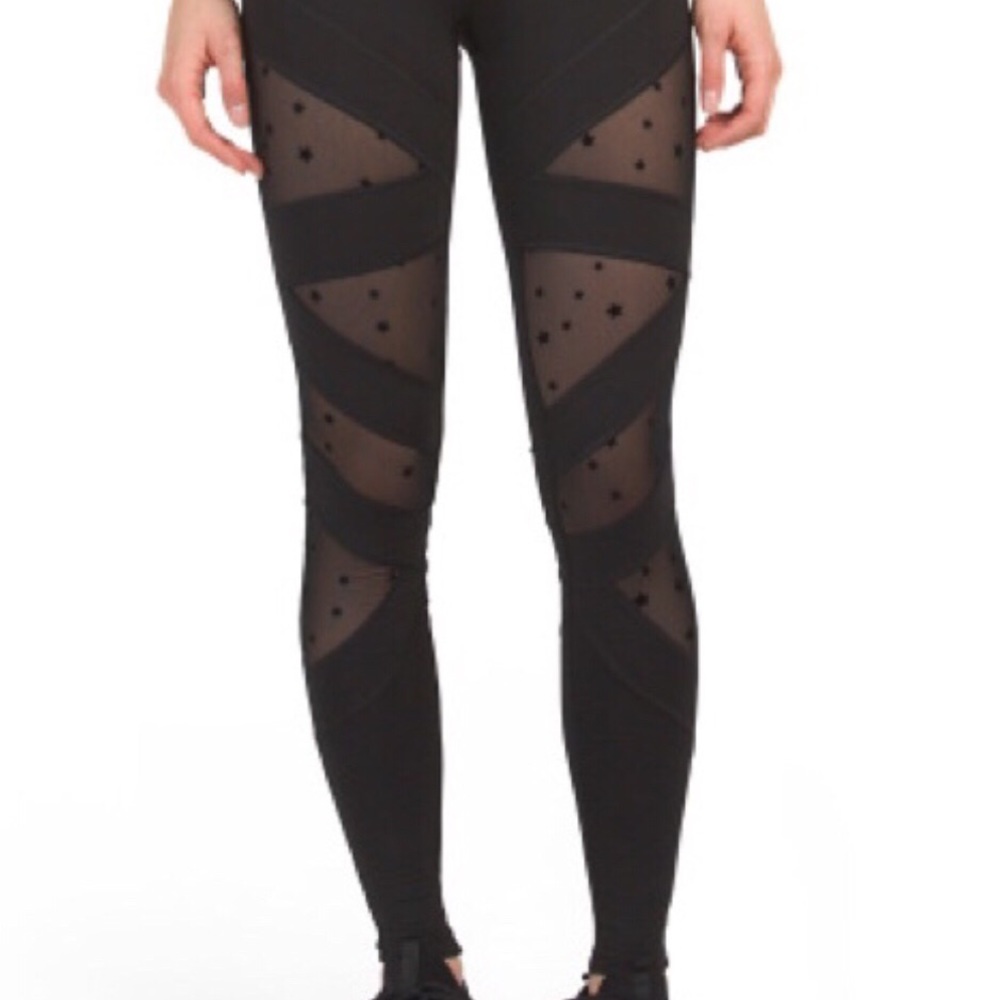 Jessica Simpson The Warm Up Mesh Star